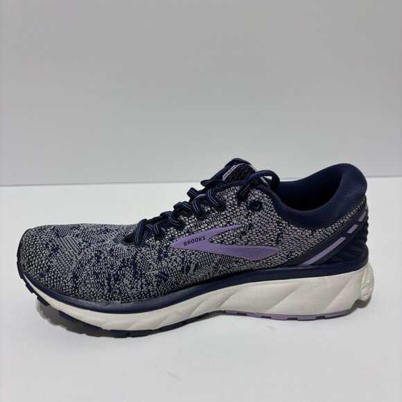 Brooks Women’s Ghost 11, Navy/Gray Running Shoes, Size 8 M - Picture 2 of 7
